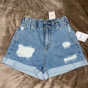 Forever 21 high waisted jean shorts